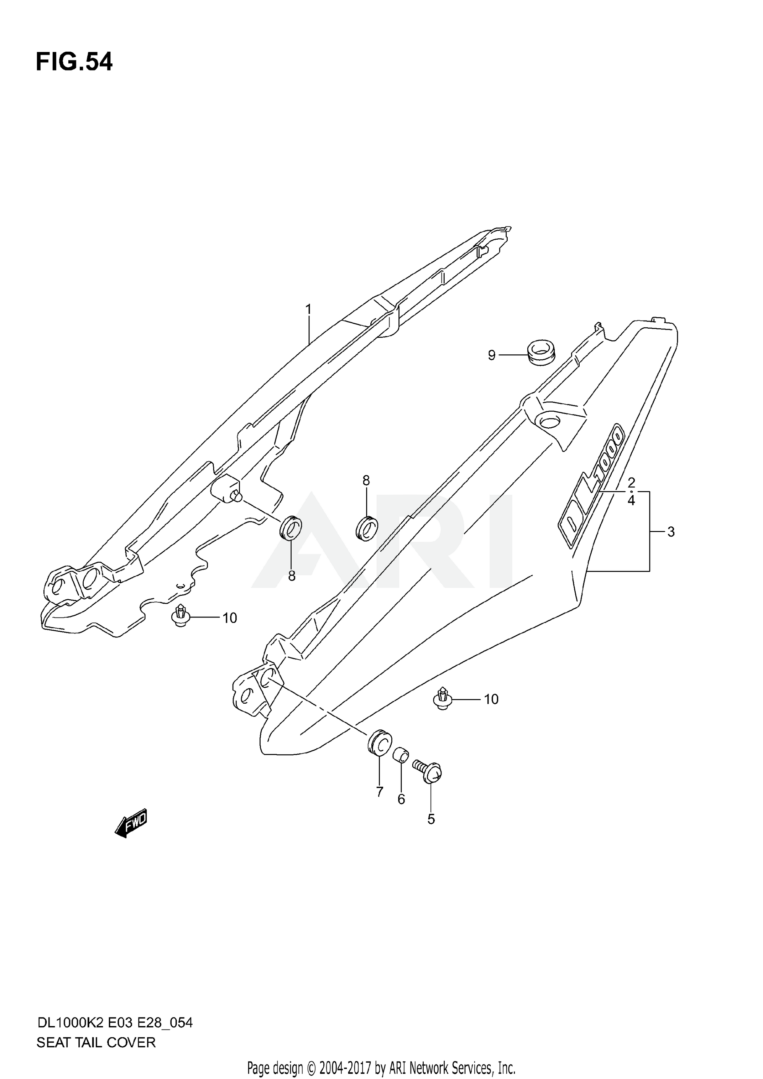 SEAT TAIL COVER (MODEL K2)