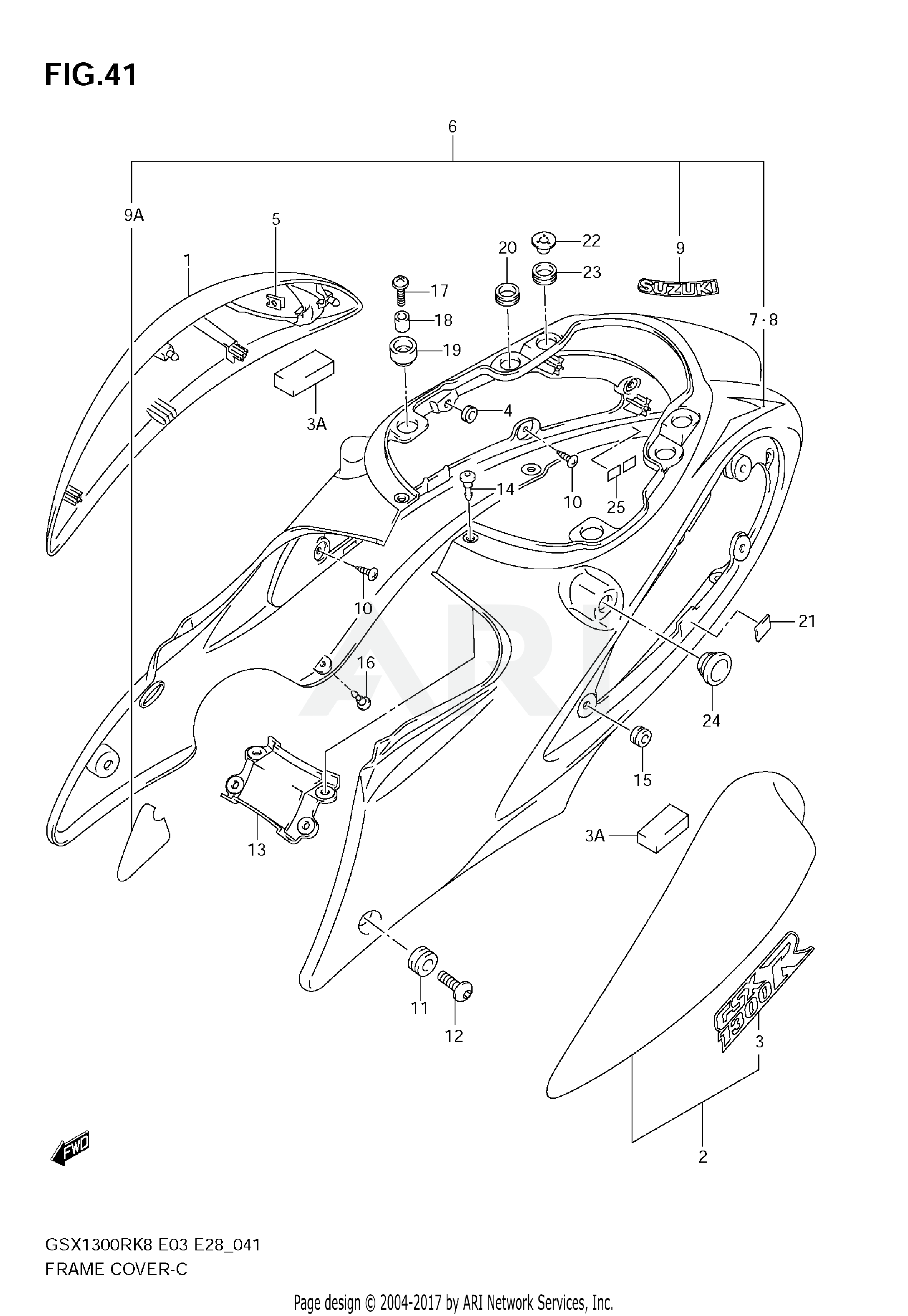 FRAME COVER (MODEL K8)