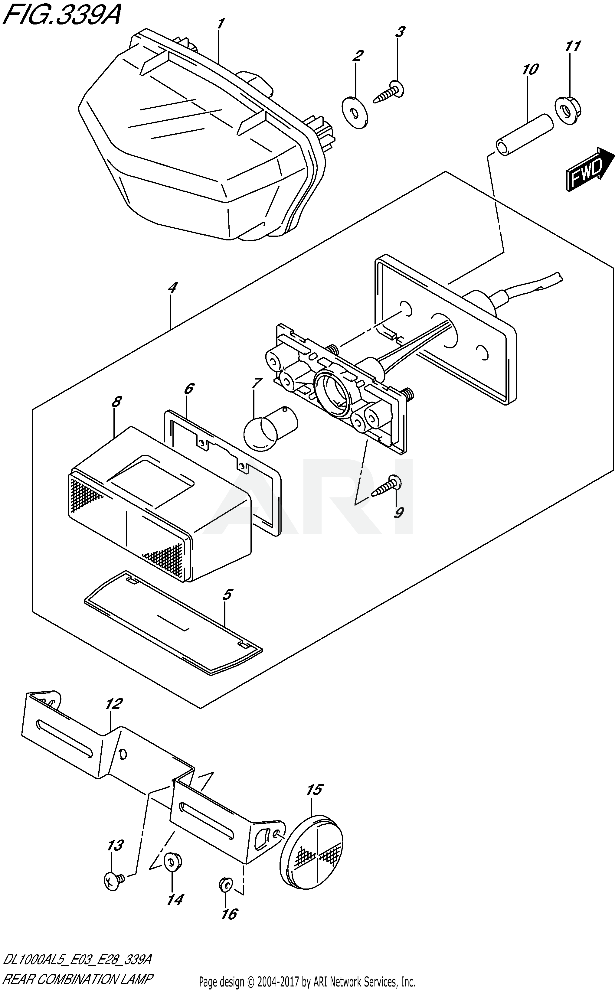 REAR COMBINATION LAMP