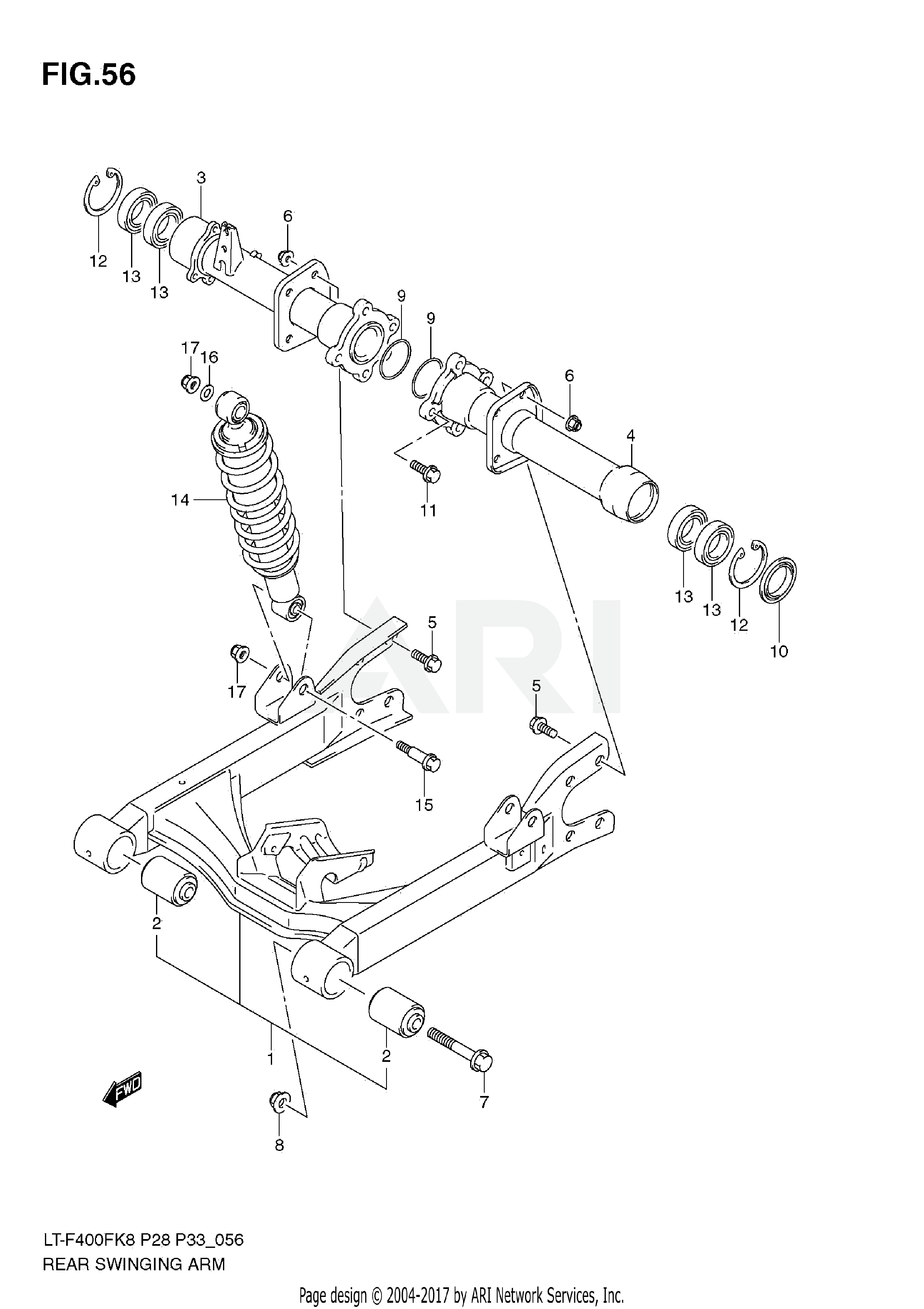 REAR SWINGINGARM