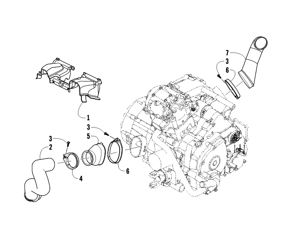 CASE/BELT COOLING ASSEMBLY