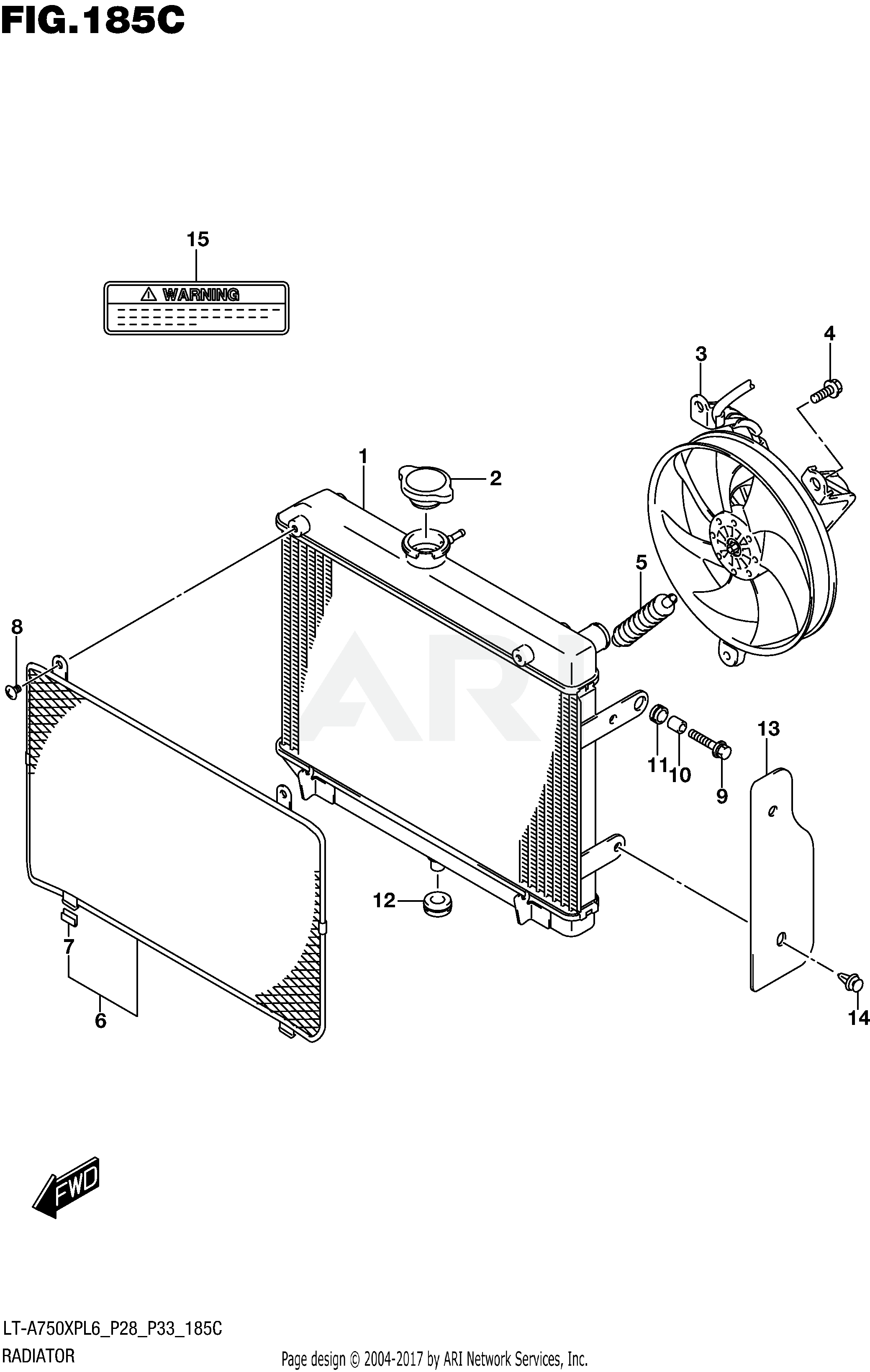 RADIATOR (LT-A750XPL6 P33)