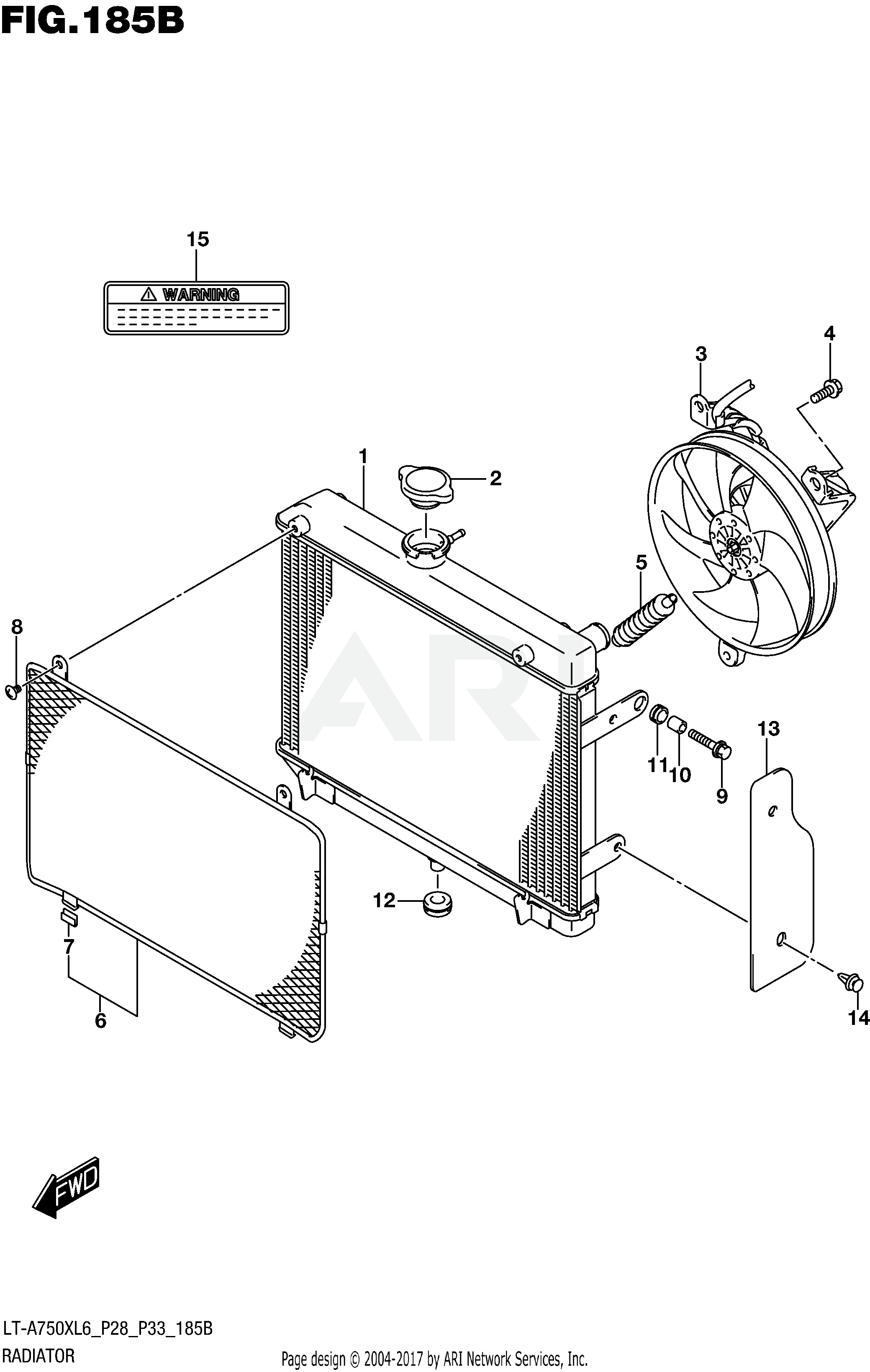 RADIATOR (LT-A750XL6 P33)