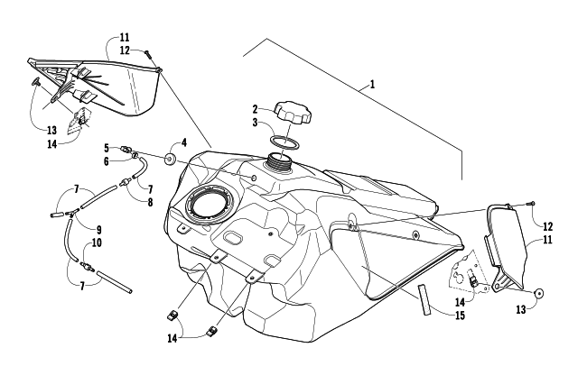 GAS TANK ASSEMBLY