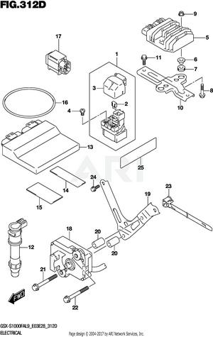 ELECTRICAL GSX-S1000FYAL9 E03)