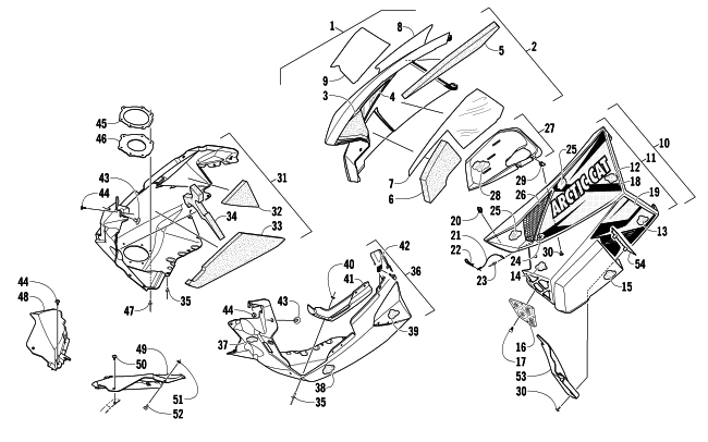 SKID PLATE AND SIDE PANEL ASSEMBLY