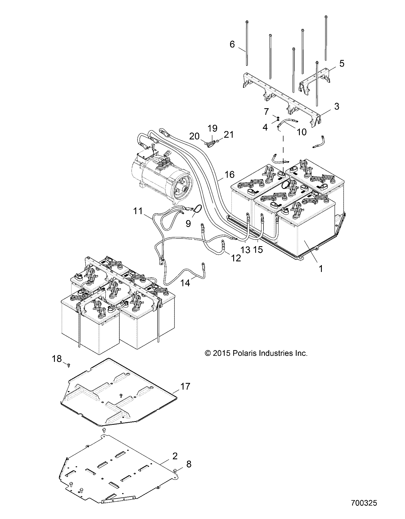 ELECTRICAL, BATTERY - R20MAAE4G8/G9 (700325)