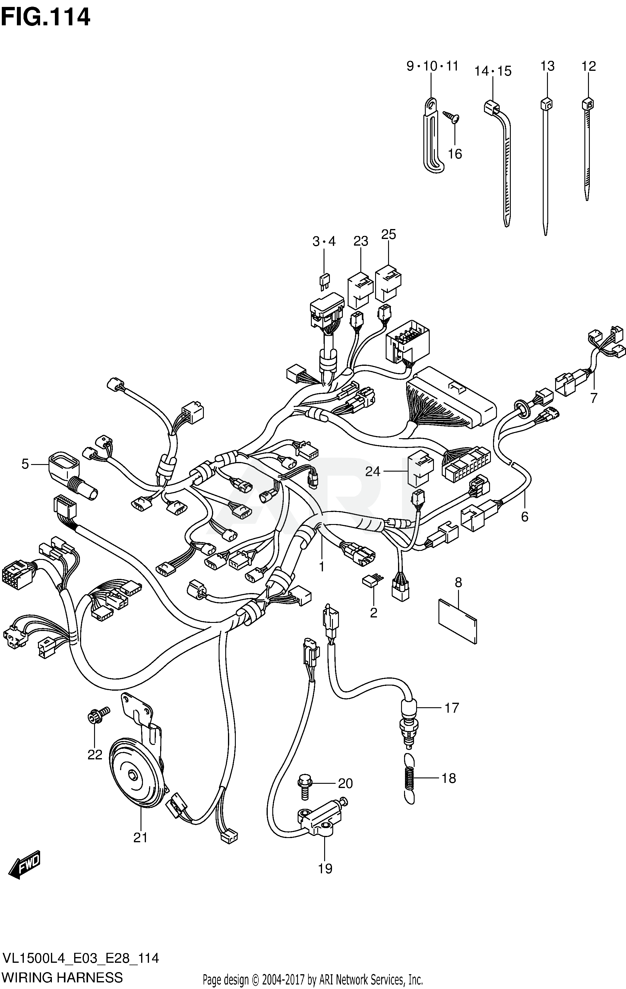 WIRING HARNESS (VL1500L4 E03)