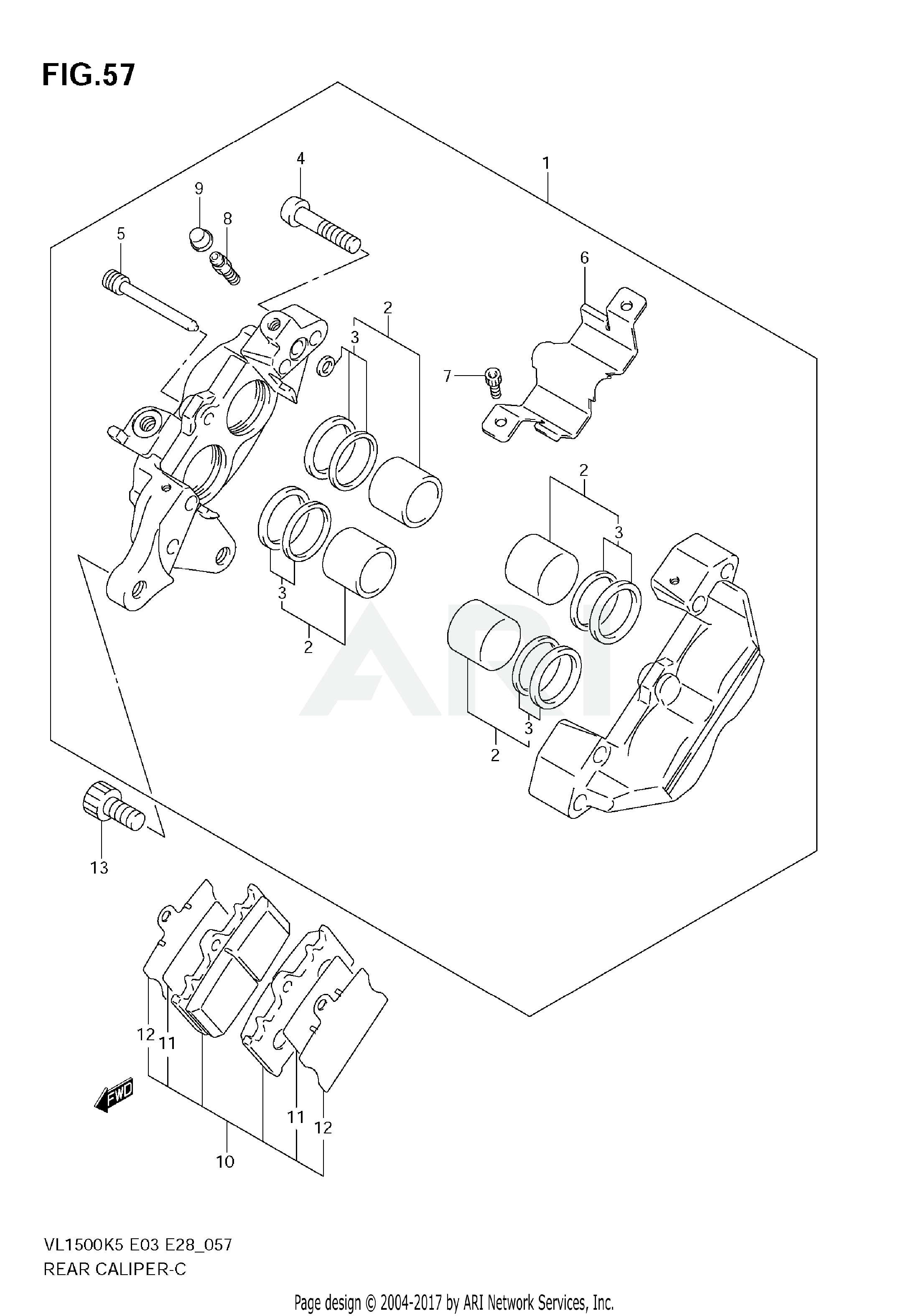 REAR CALIPER