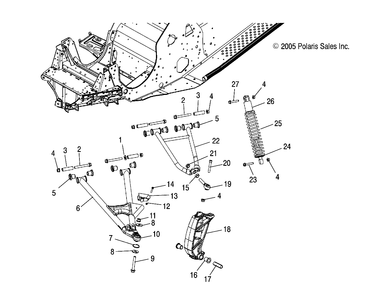 SUSPENSION, FRONT - S06PS6FS/FSA (4997459745B05)