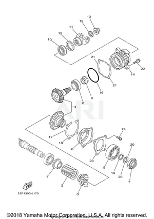 MIDDLE DRIVE GEAR