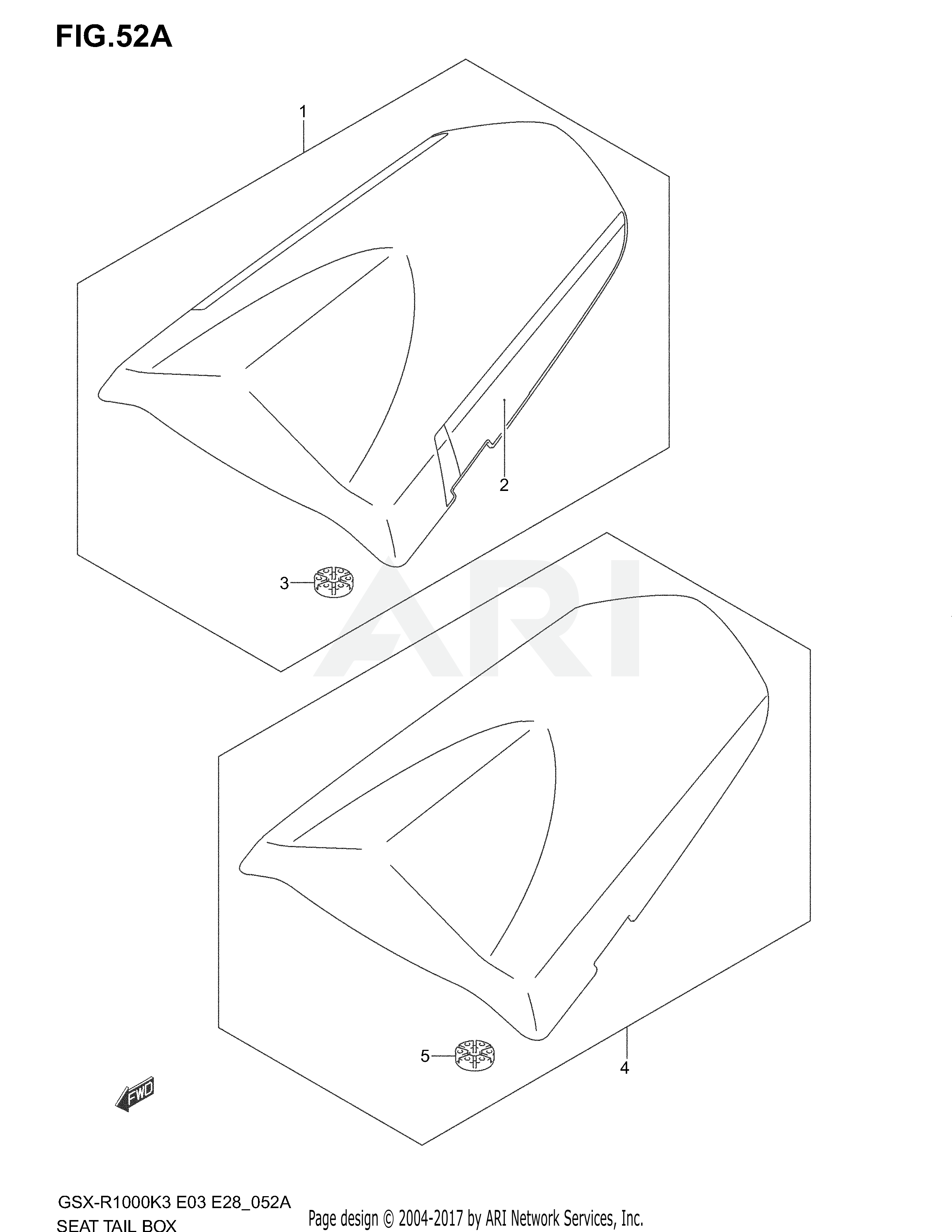 SEAT TAIL BOX (MODEL K4)