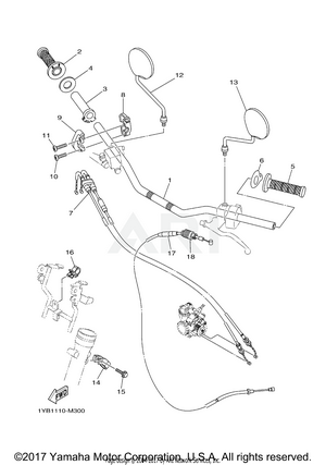 STEERING HANDLE CABLE