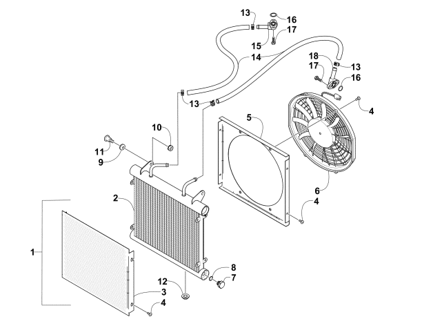 OIL COOLER ASSEMBLY (VIN: Up to V17T230317)