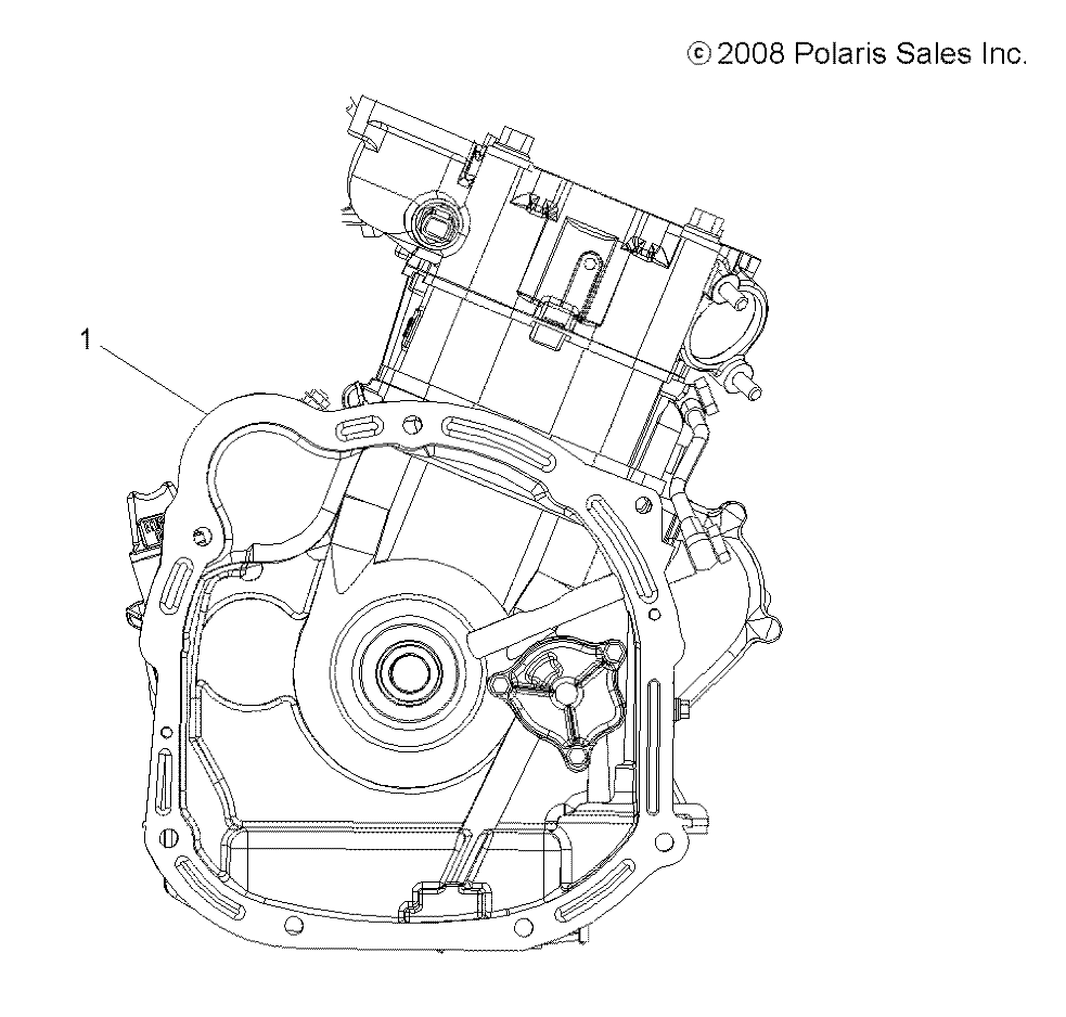 ENGINE, SHORT BLOCK - A14TN55FA (49ATVENGINE09SPXP550)
