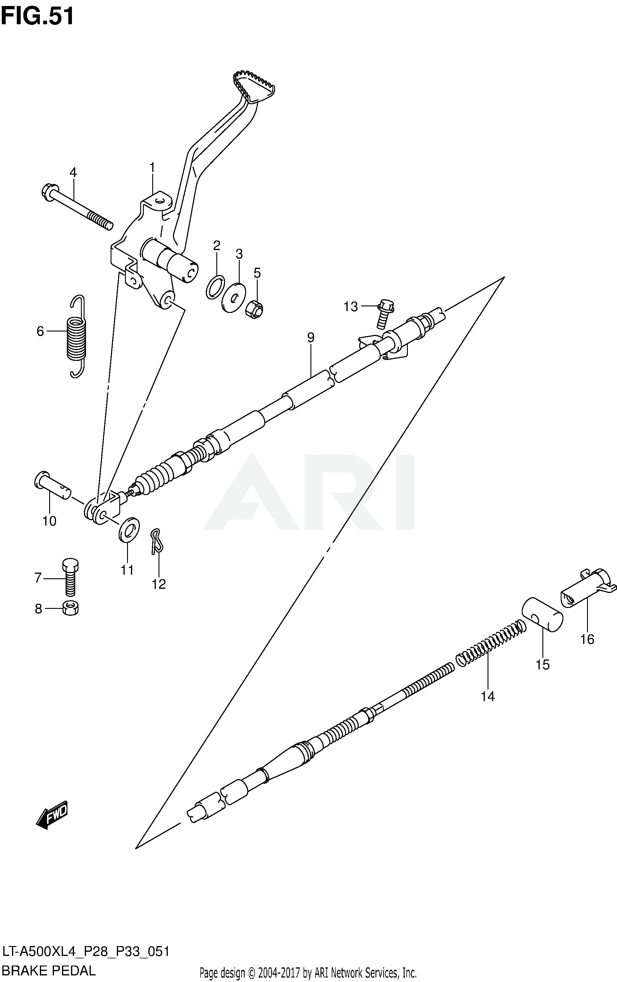 BRAKE PEDAL