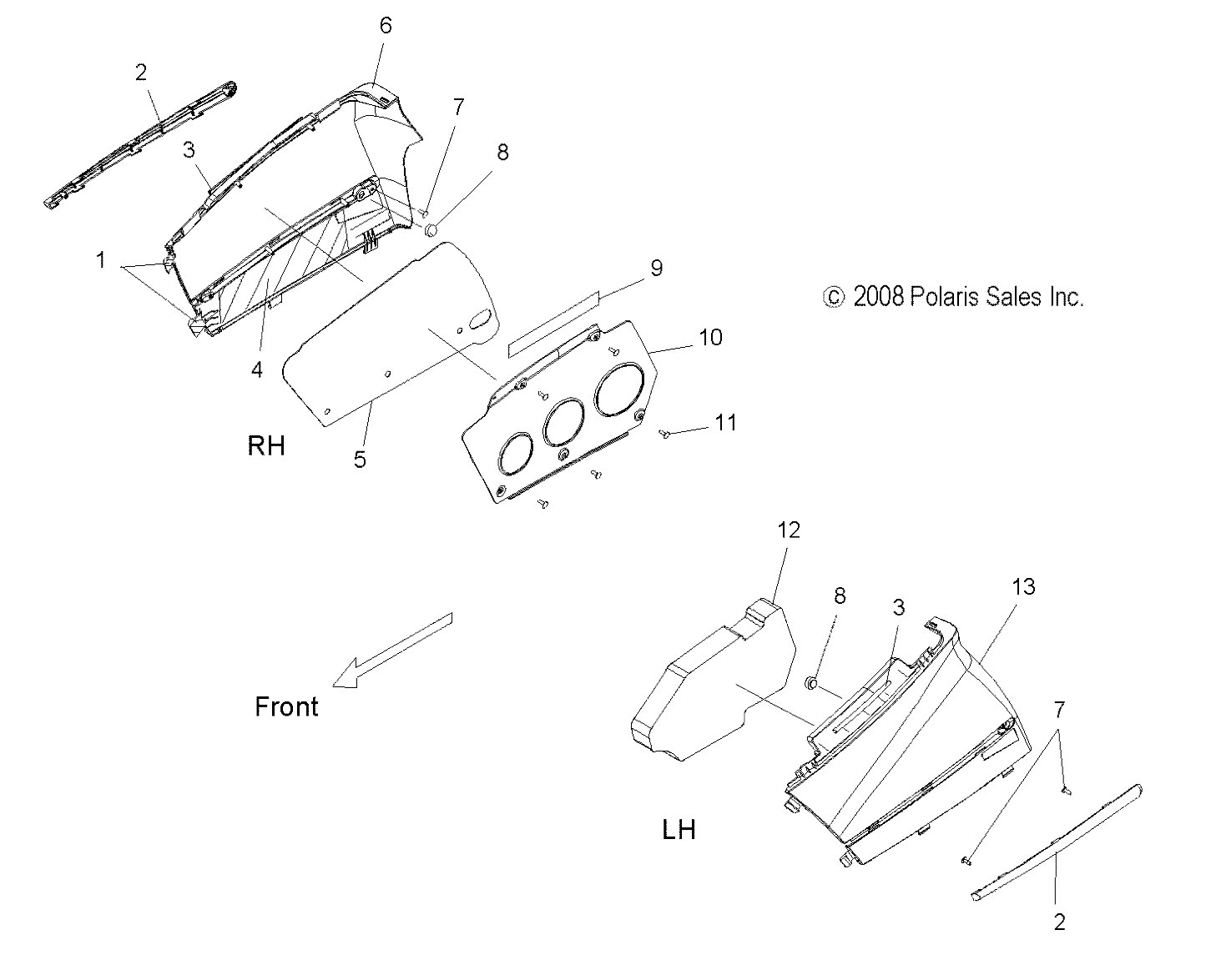 BODY, SIDE PANELS - S15PT6HSL/HEL (49SNOWPANEL09600IQ)