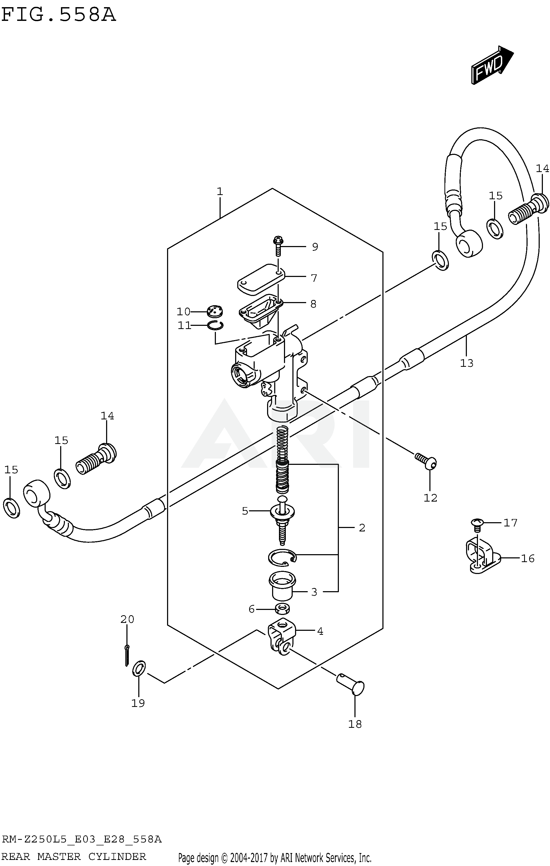 REAR MASTER CYLINDER