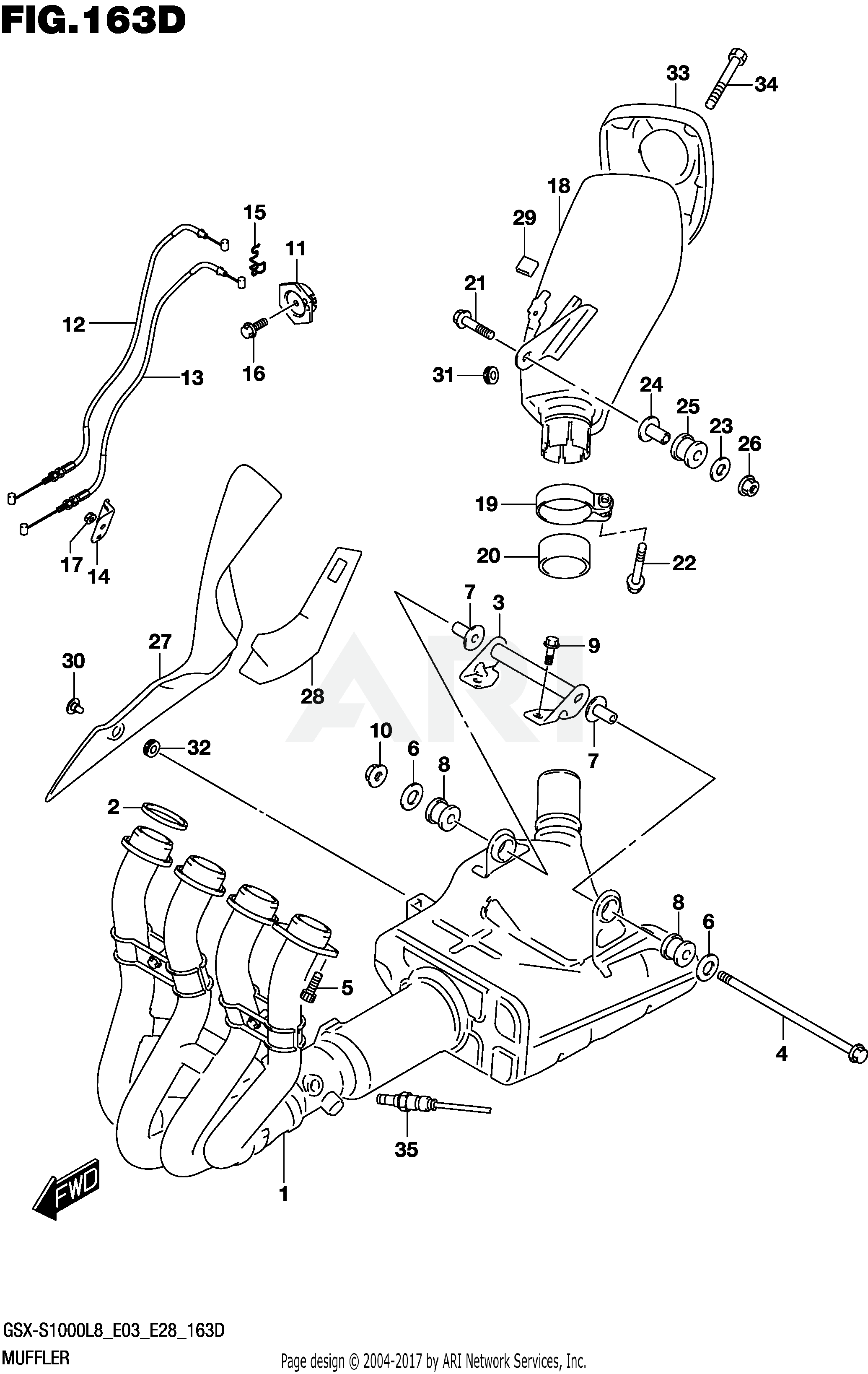 MUFFLER (GSX-S1000AZL8 E28)