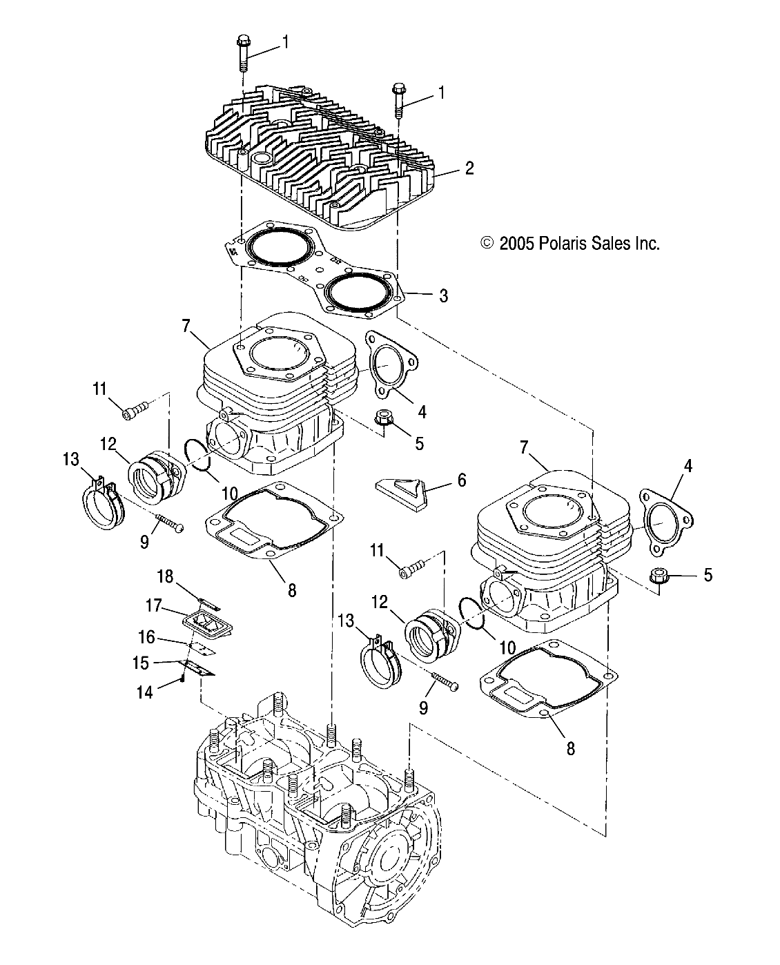 ENGINE, CYLINDER - S20CED5BSL/BSU (4997239723C11)