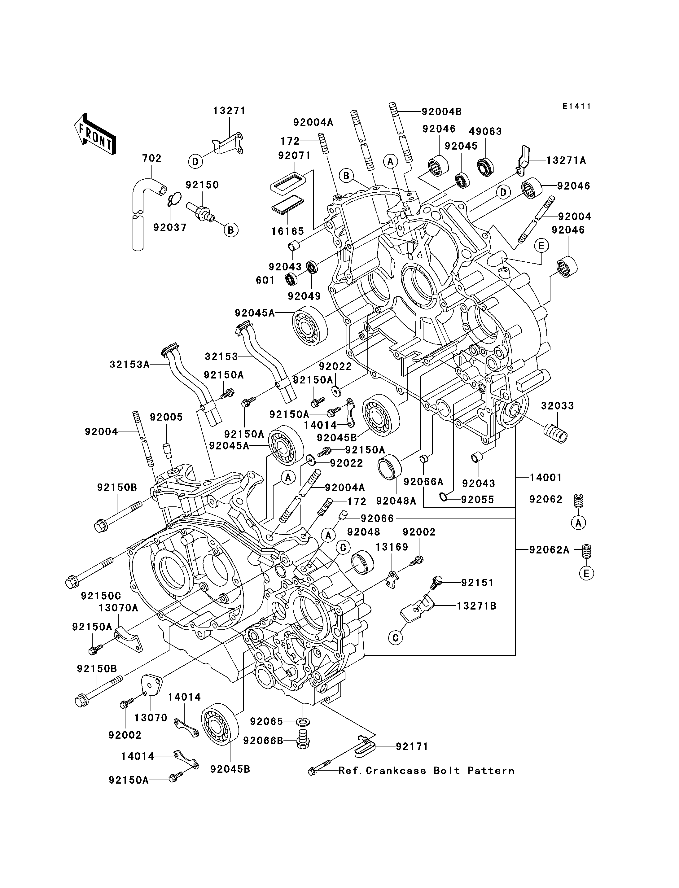 Crankcase(VN1500-E2-E4)