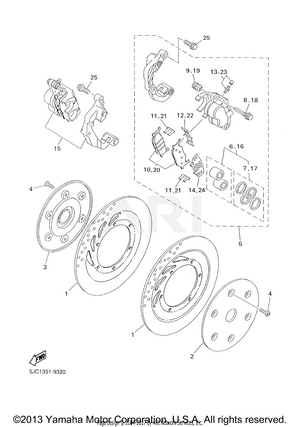 FRONT BRAKE CALIPER