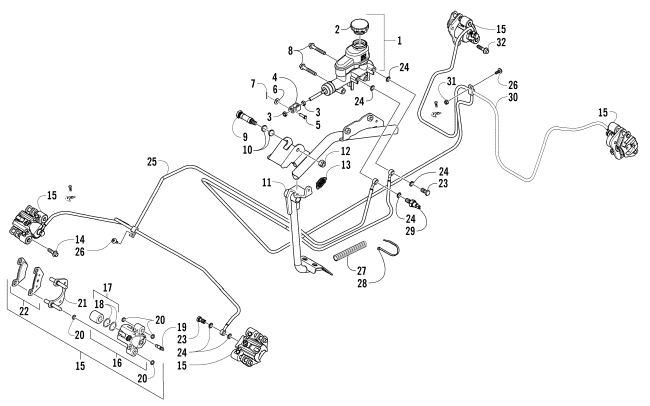 HYDRAULIC BRAKE ASSEMBLY