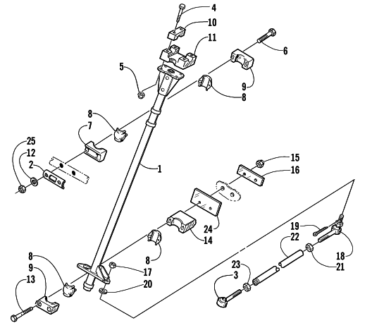 STEERING POST ASSEMBLY