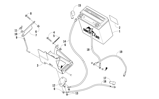 BATTERY AND TRAY ASSEMBLY