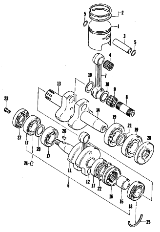 PISTON AND CRANKSHAFT