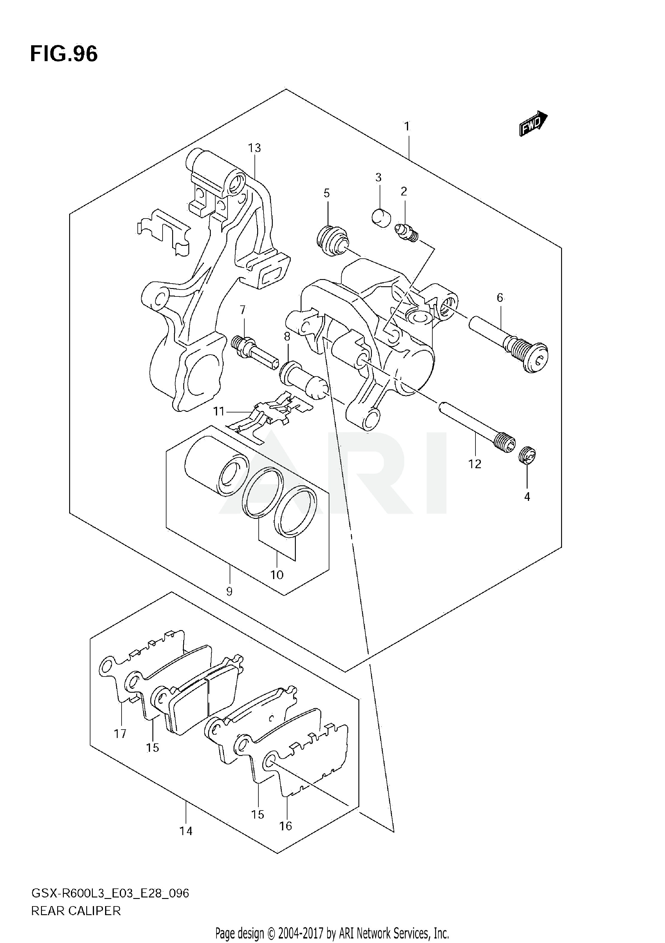 REAR CALIPER