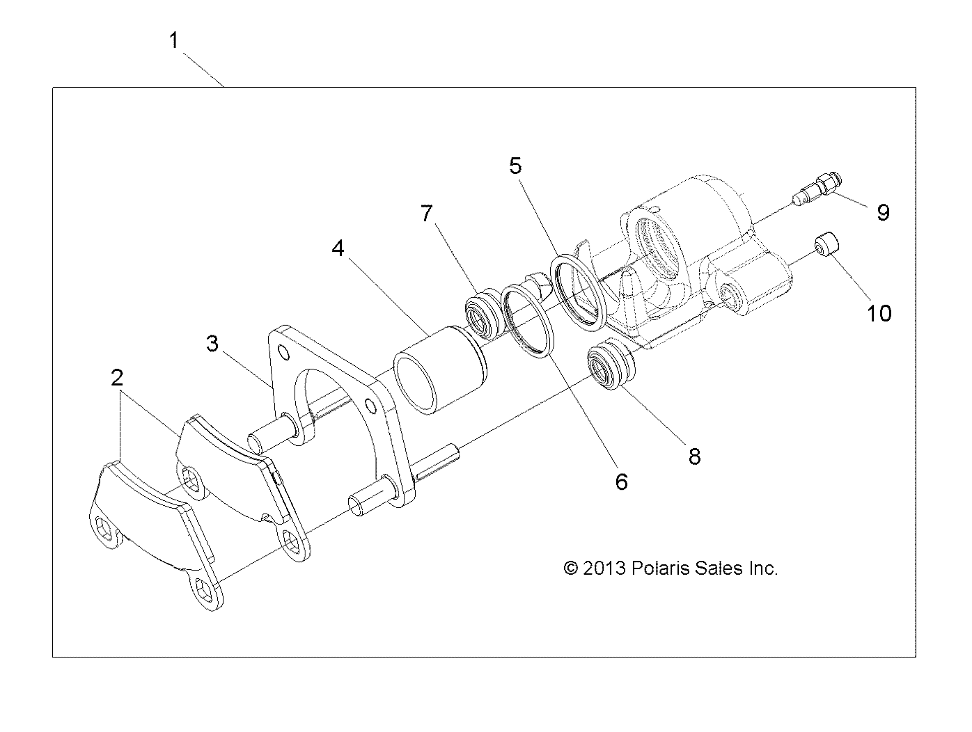 BRAKES, CALIPER, REAR - A15DAH32EJ (49ATVCALIPERRR14SP325)