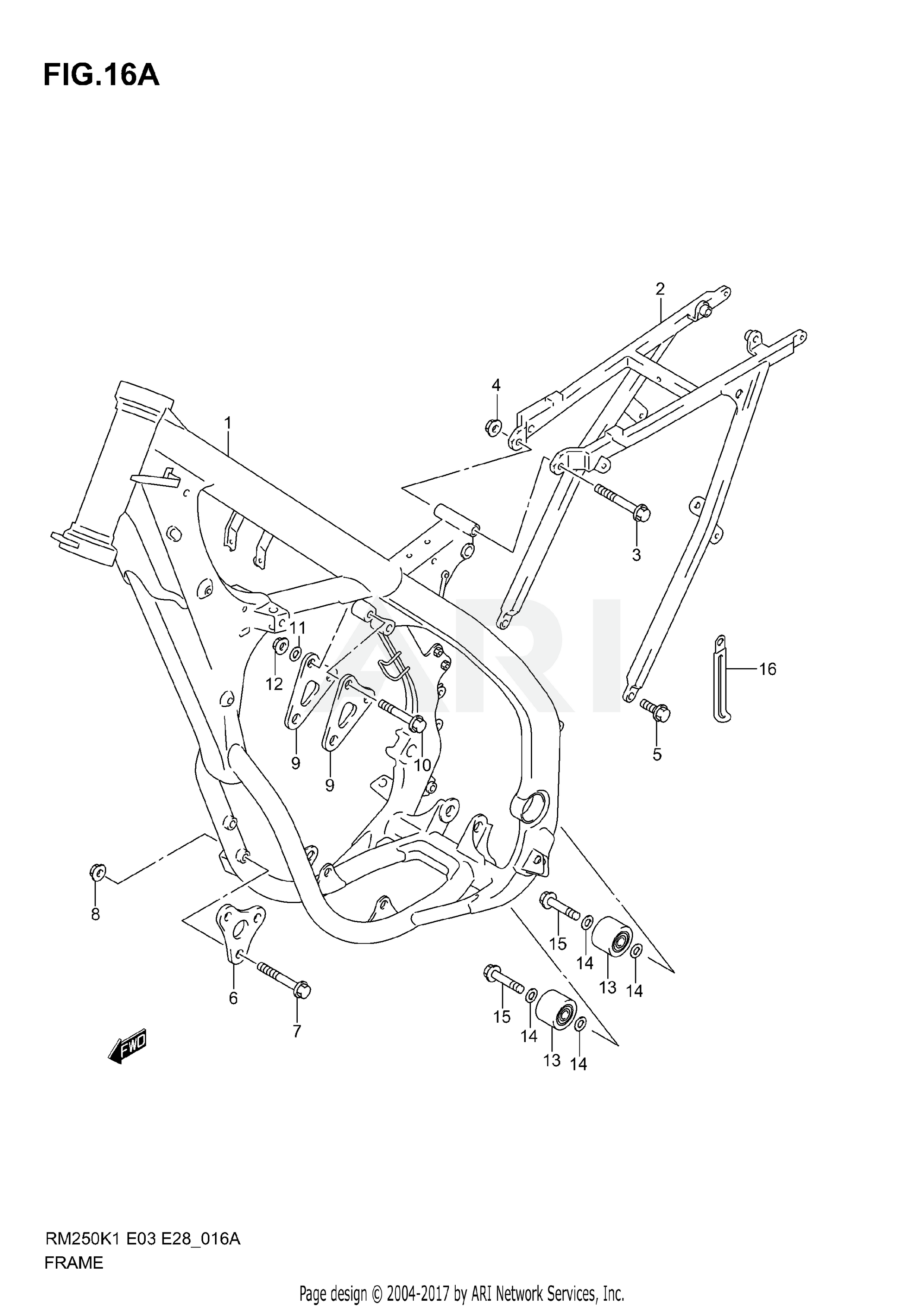 FRAME (MODEL K2/K3/K4/K5/K6)