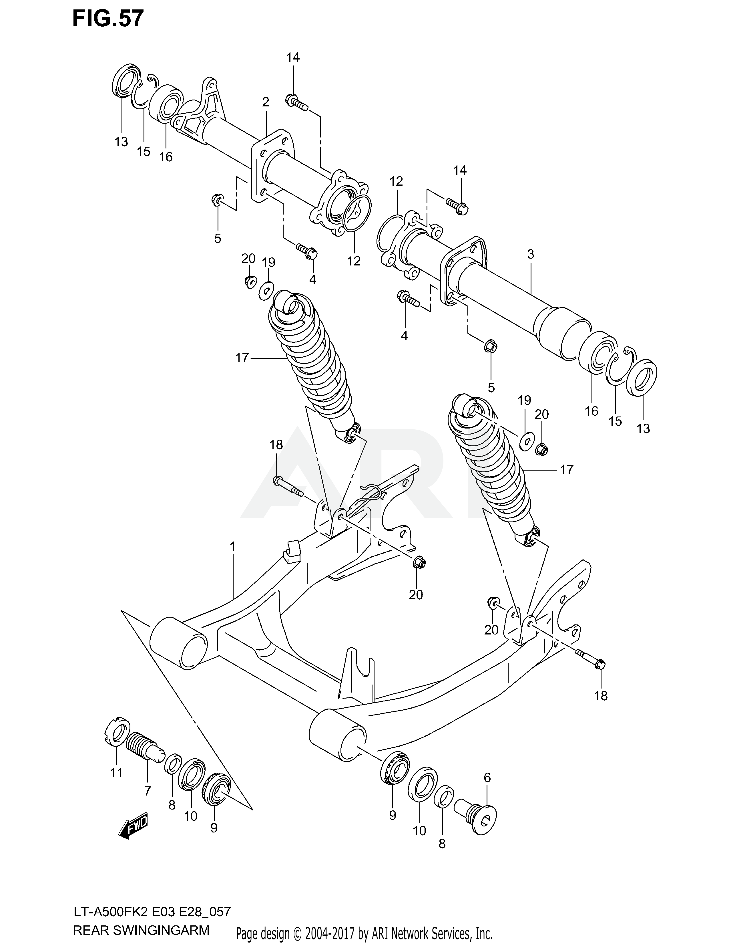 REAR SWINGINGARM