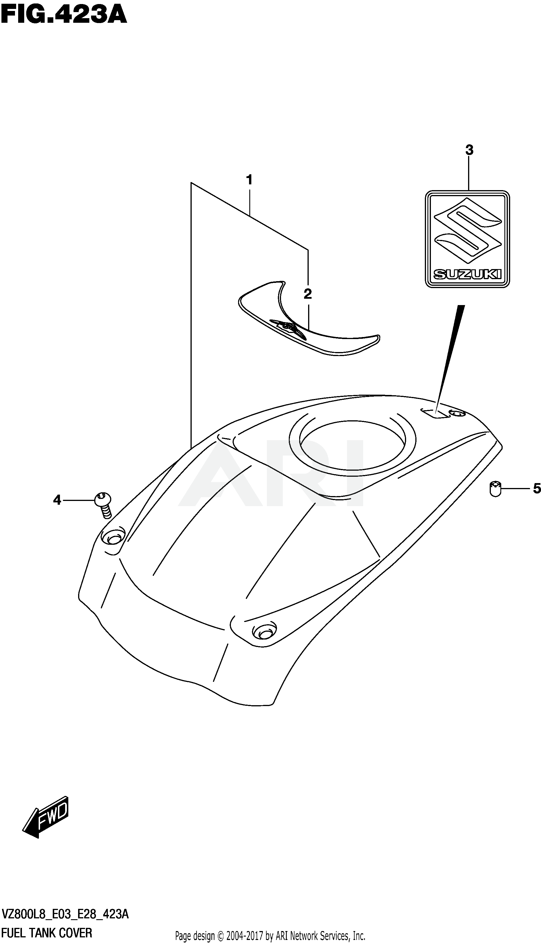 FUEL TANK COVER