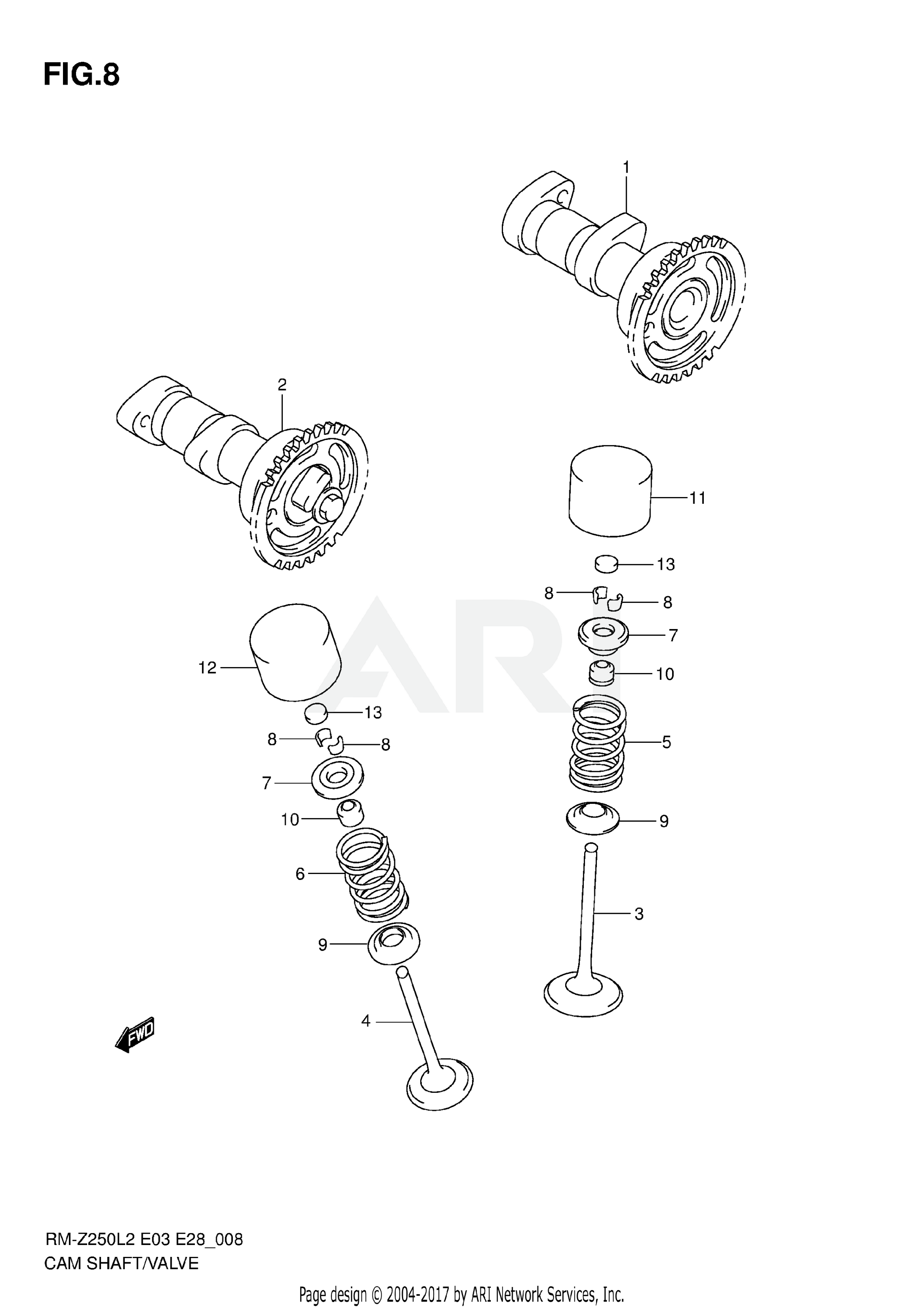 CAMSHAFT - VALVE