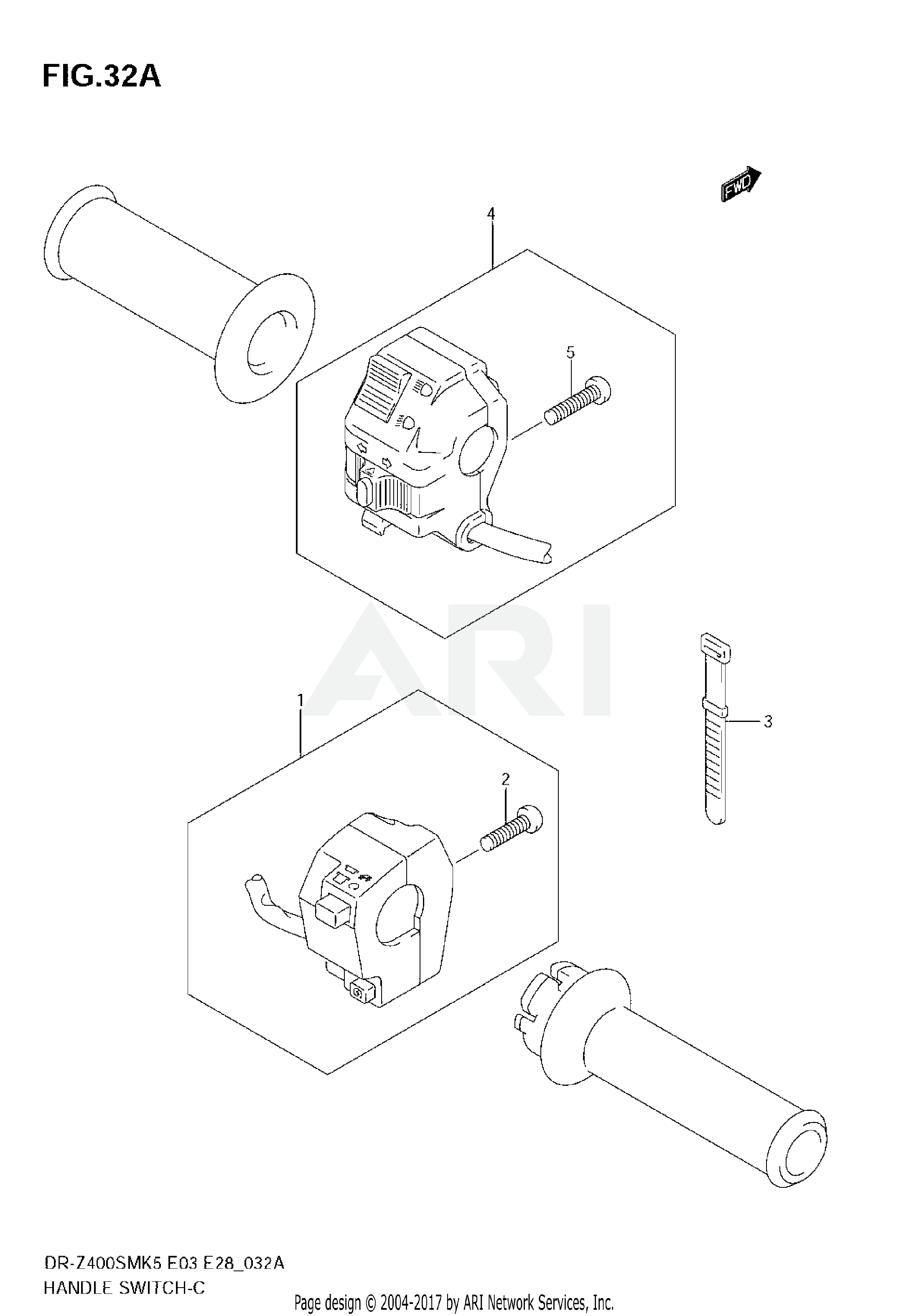 HANDLE SWITCH (MODEL K7/K8)