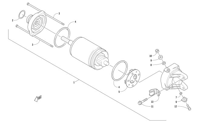 STARTER MOTOR ASSEMBLY