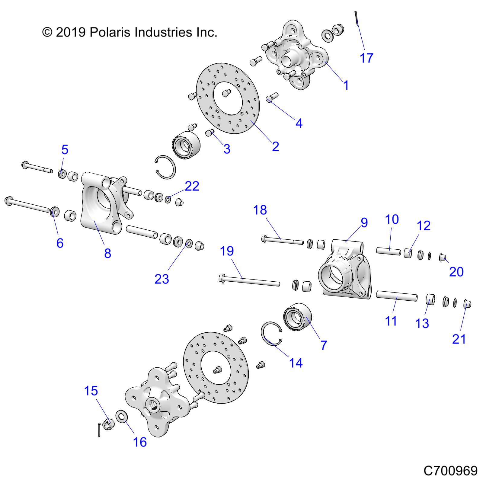 SUSPENSION, REAR CARRIER - R20RRM99AL (C700969)