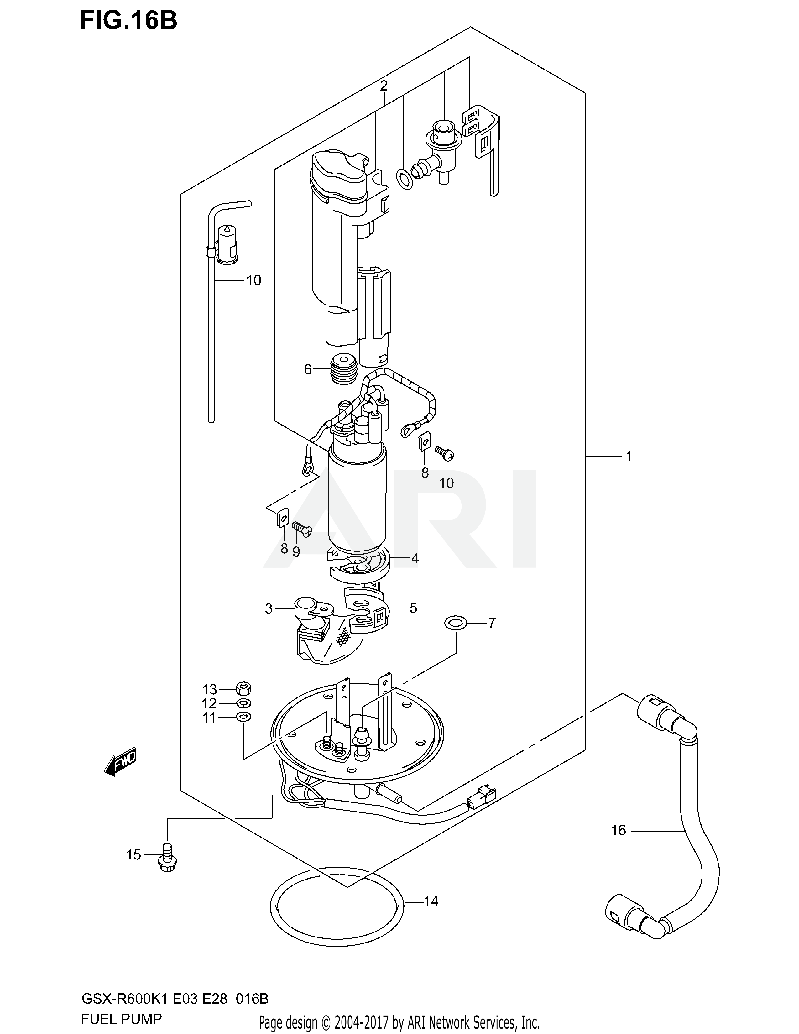 FUEL PUMP (MODEL K3)