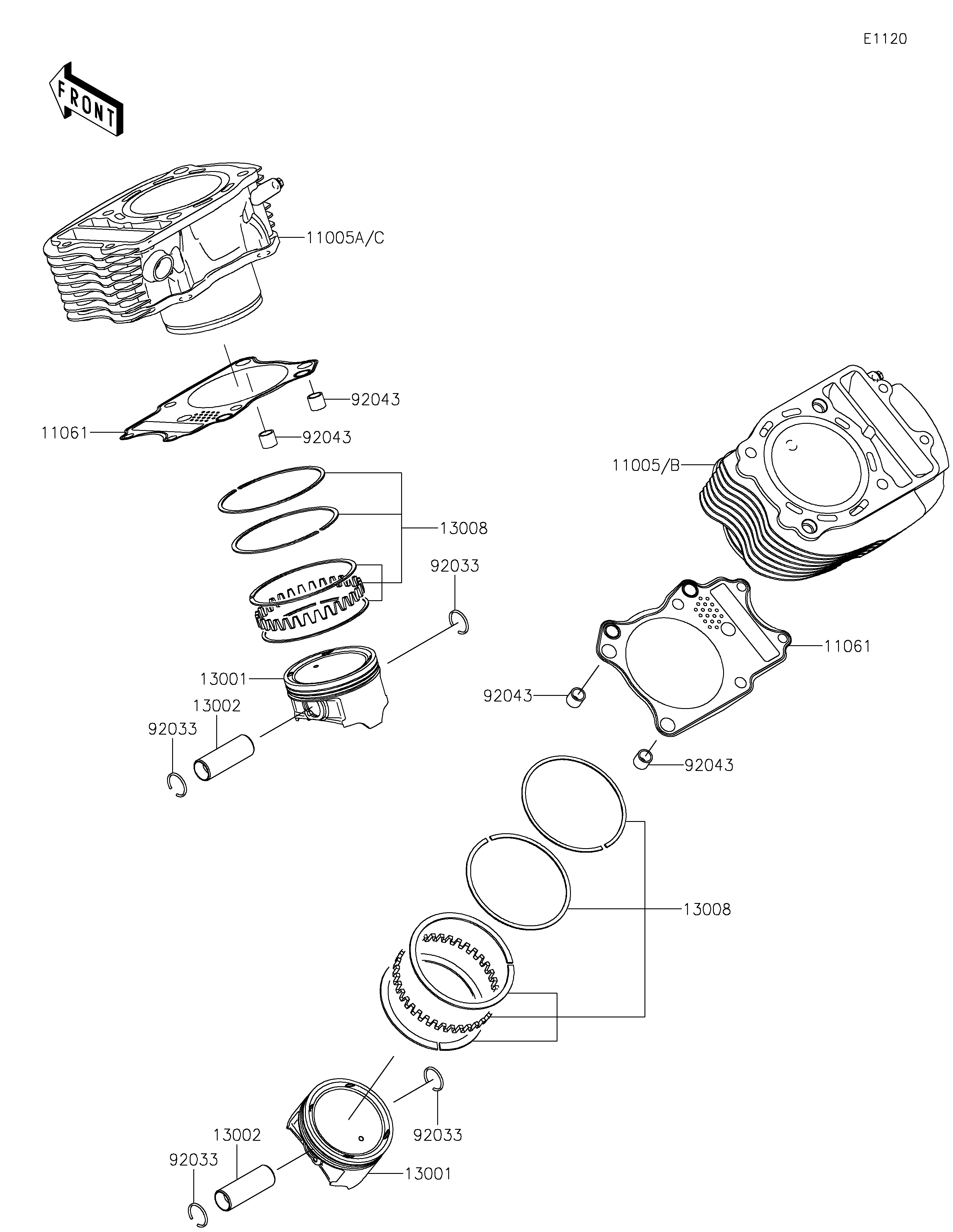 Cylinder/Piston(s)