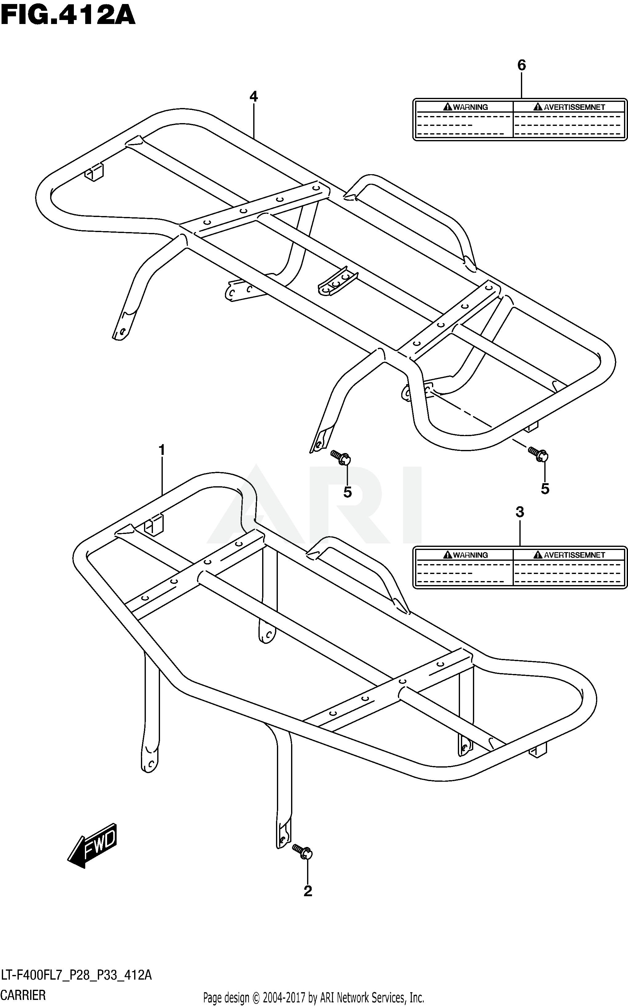 CARRIER (LT-F400FL7 P28)