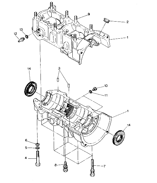 CRANKCASE   400 (4915411541031A)