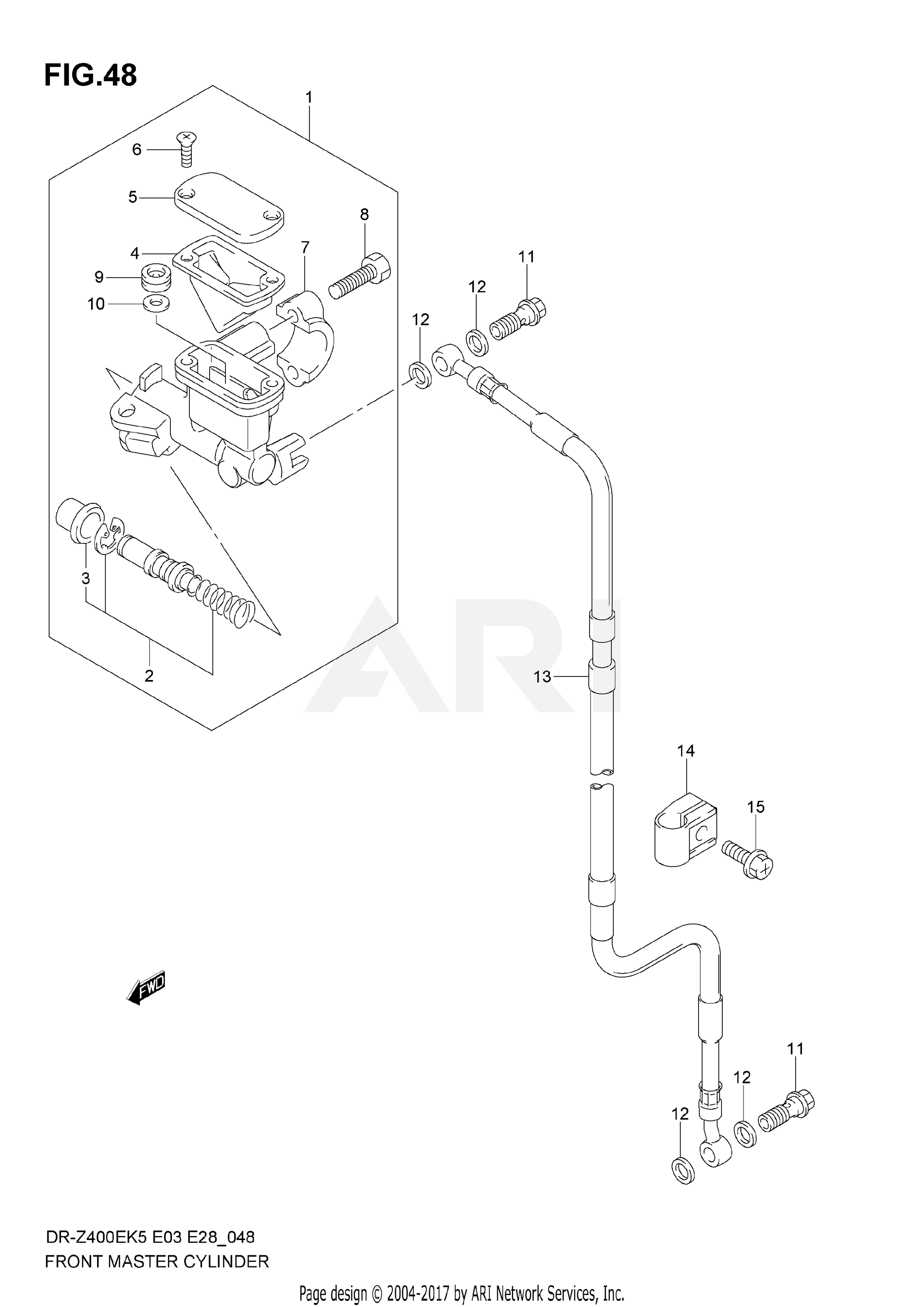 FRONT MASTER CYLINDER