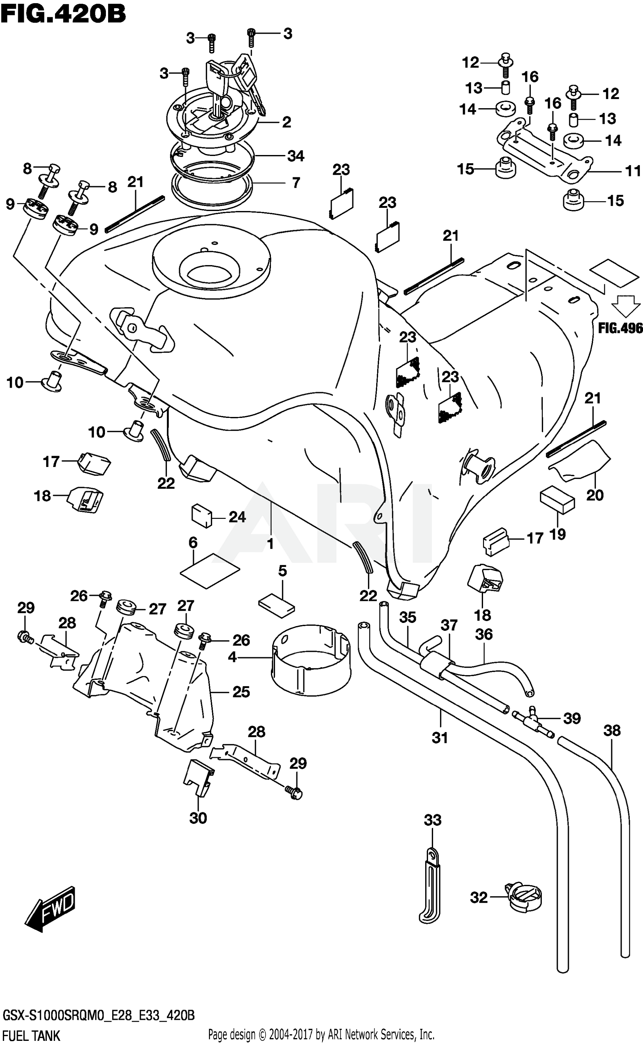 FUEL TANK (E28)