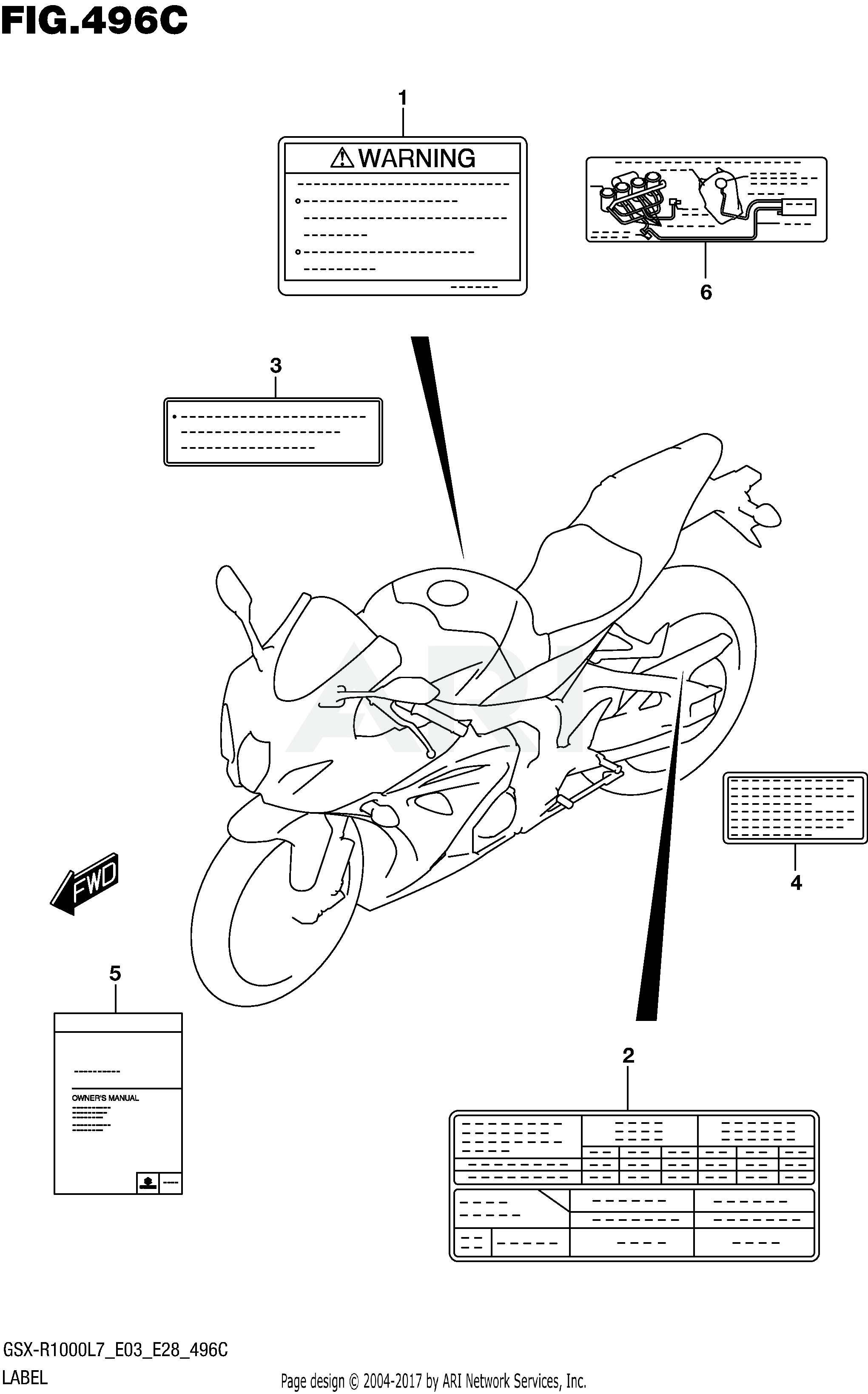 LABEL (GSX-R1000L7 E33)