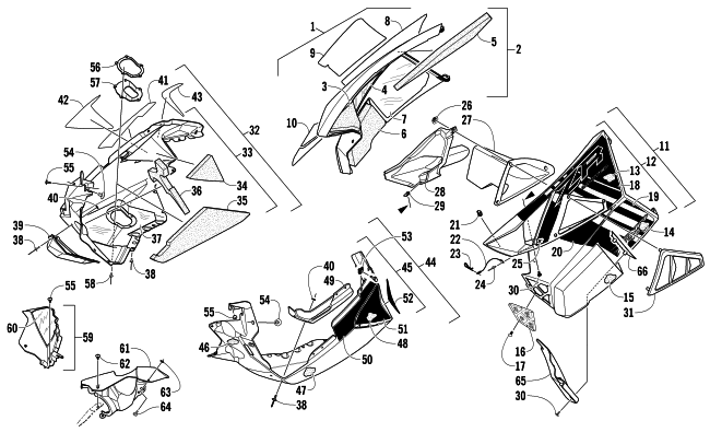 SKID PLATE AND SIDE PANEL ASSEMBLY