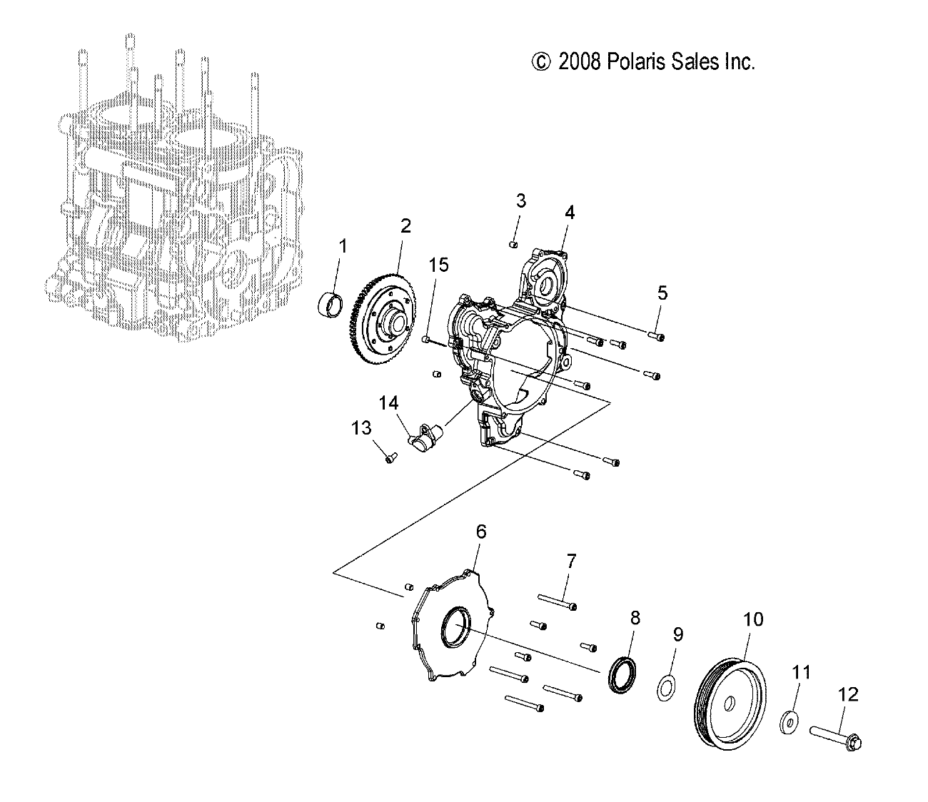 DRIVE GEAR and PULLEY - S06PS7FS (4997479747E06)