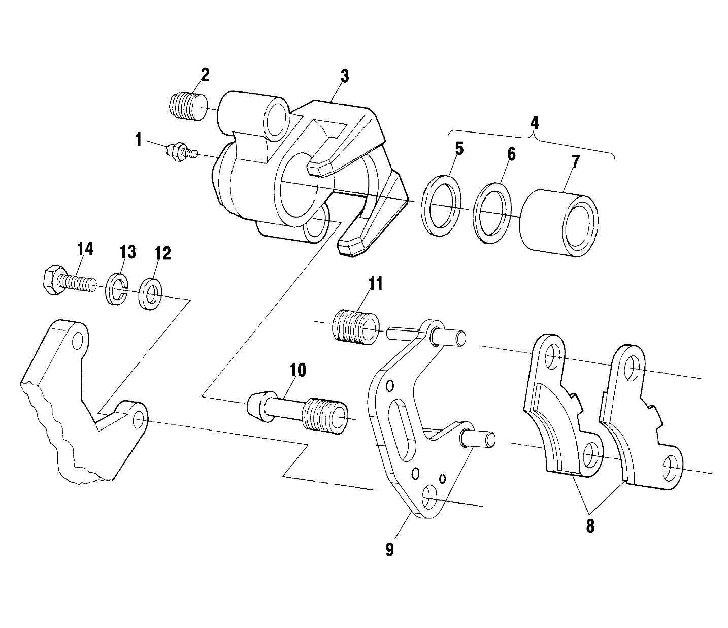 FRONT BRAKE - A00CH50AA (4954805480B010)