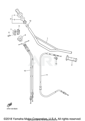 STEERING HANDLE CABLE